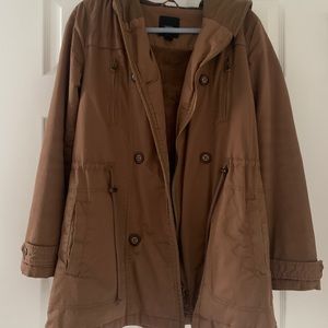 Adjustable waist utility jacket
